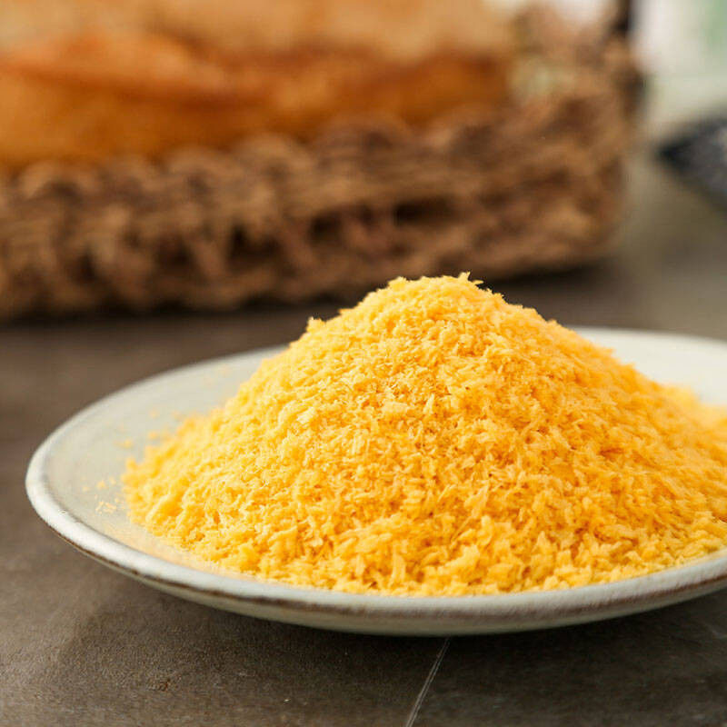 Panco amarelo, migalhas de pão, forma de agulha de 4-5 mm, certificado HACCP para alimentos fritos