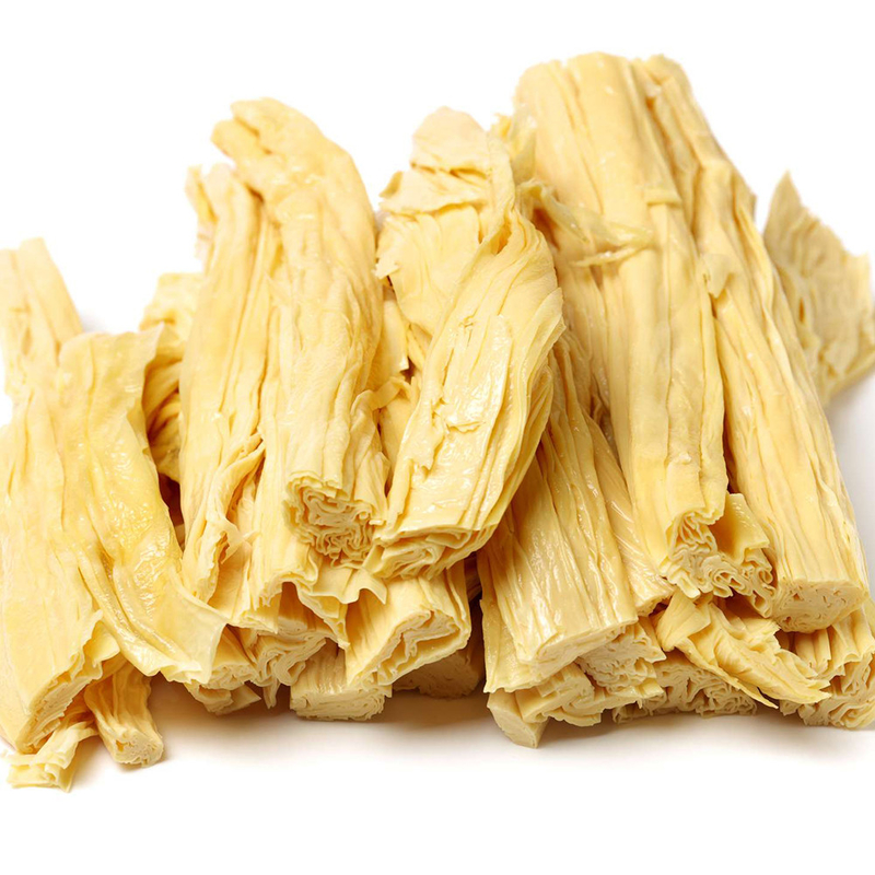 Proteína Fibra Farinha Amarela Brilhante Curd Tofu Pele Farinha Seca Curd Bastões Embalagem em cartão - 500g