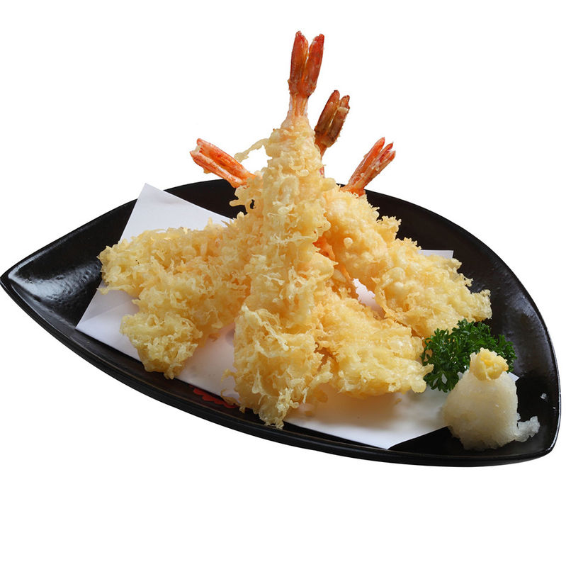 Tempura em pó branco camarão Tempura saco com 18 meses de vida útil textura lisa armazenar fresco seco.
