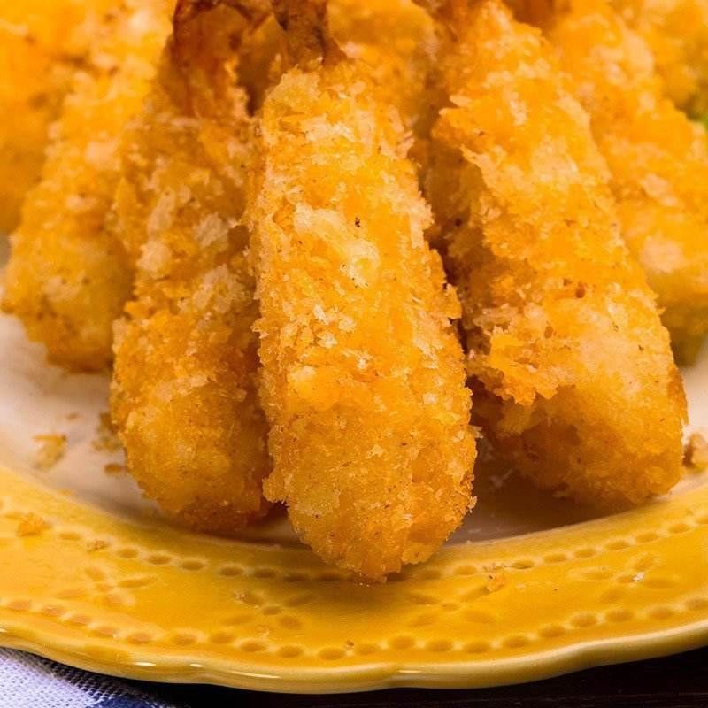 Pão Panko Amarelo Pedaços de Pão de Papel Kraft Saco de Pão em Saco Textura Crispy Sabor Original