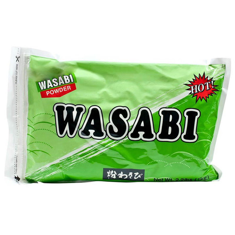 Produto quente Wasabi em pó verde claro seco Sushi Wasabi em pó para restaurante