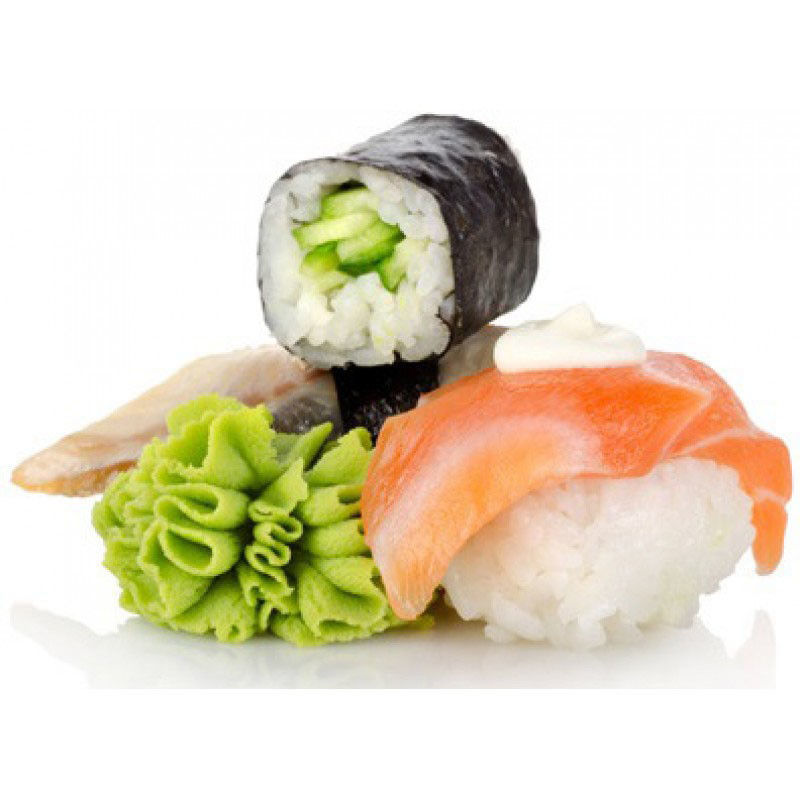 Ingredientes de Sushi Wasabi seco em pó verde sabor Wasabi sabor para molho Wasabi