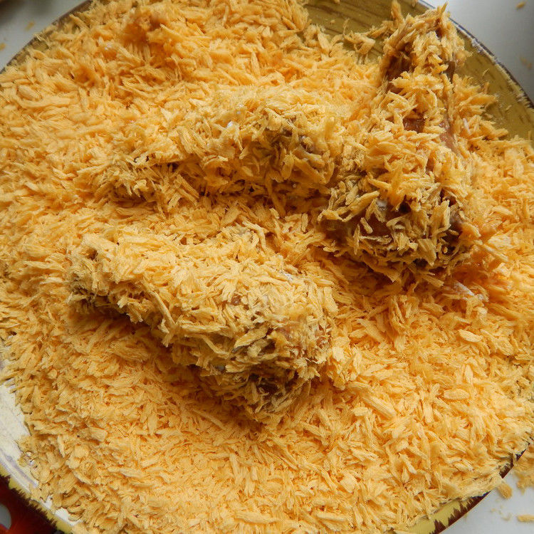 Panko Certificado HACCP HALAL com Umidade Máxima de 10% e Tamanho de 2-12mm para Frituras