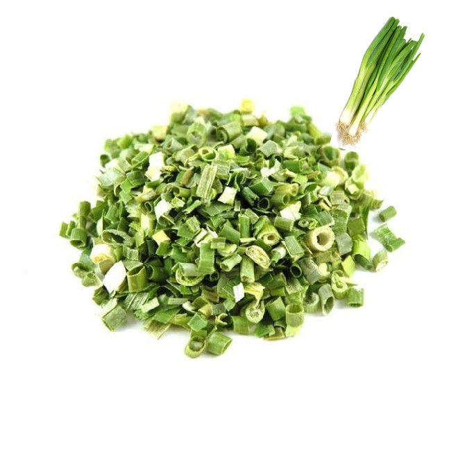 Vegetais Desidratados a Granel Cebolinha Seca ao Ar em Rolos 3*3mm 5*5mm Cor Natural Sabor Sem Aditivos Máx. 7% de Umidade Embalagem em Caixa de Papelão Alta Qualidade