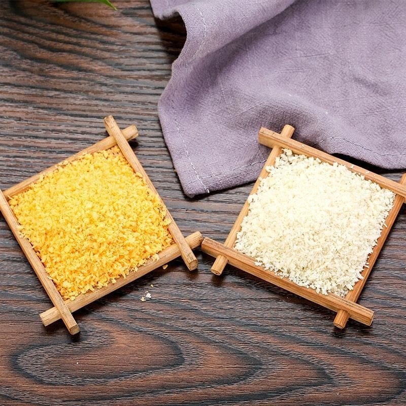 4-6mm Size Whole Wheat Panko Crumbs with Max 8% Moisture and Natural Taste for Baking and Frying