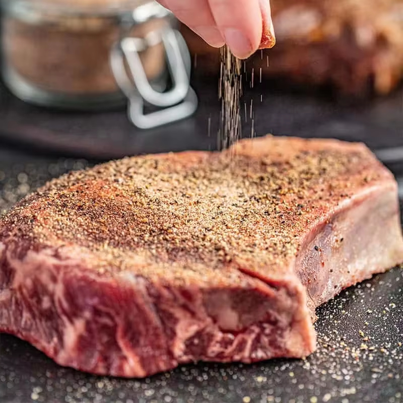 Tempero em pó de carne com malha 30-50, 99% de pureza e textura granular para realçar o sabor