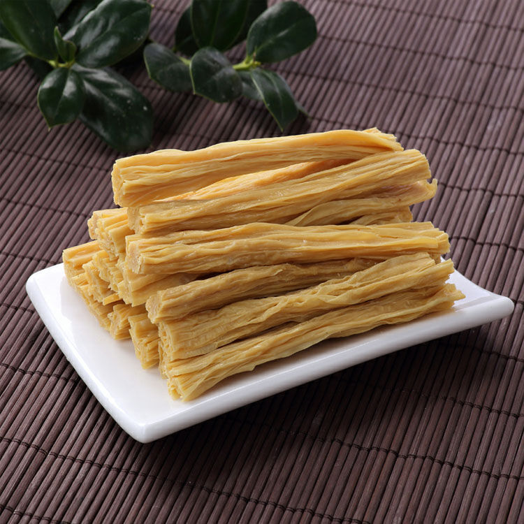 Low Fat High Fiber Dried Bean Curd Sticks with 500g Net Weight and 2 Years Shelf Life for Healthy Snacking