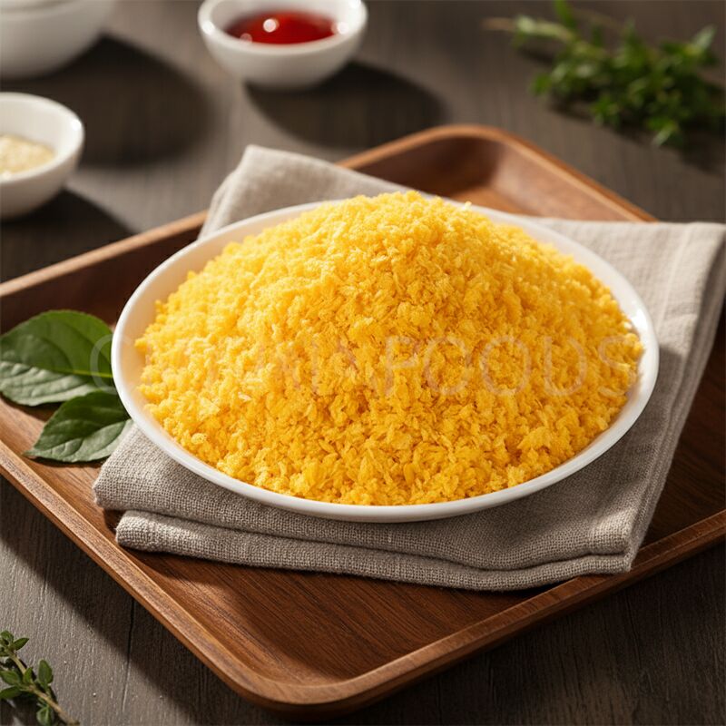 Cremes de pão secas em forma de agulha de 2-12 mm e Cremes de pão Panko com certificação Kosher para excelência culinária