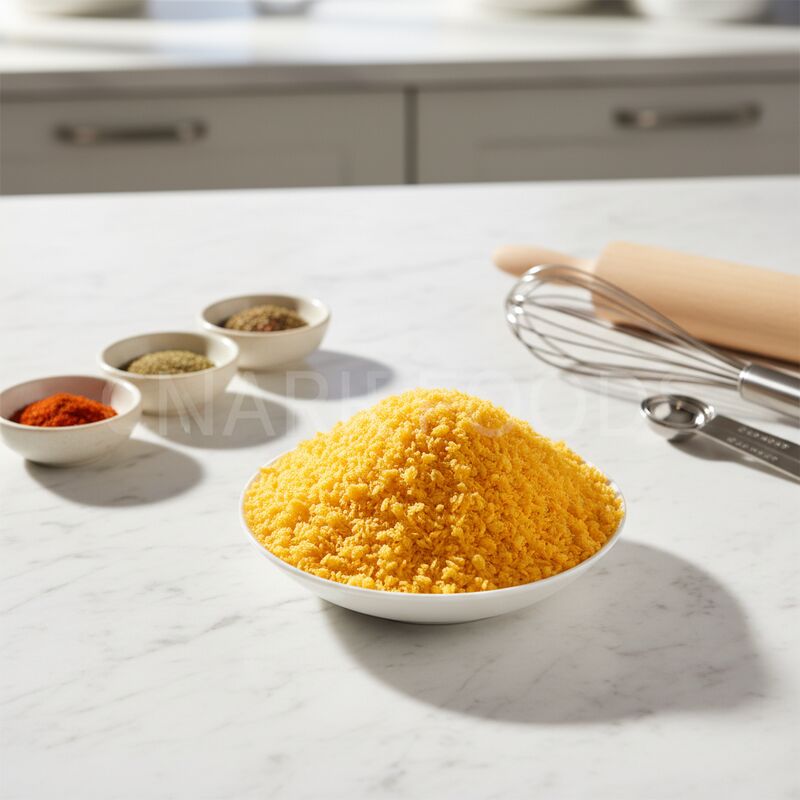 Panko Premium de Pão Japonês com Textura Granular de 2-12mm, 12 Meses de Validade e Sabor Original