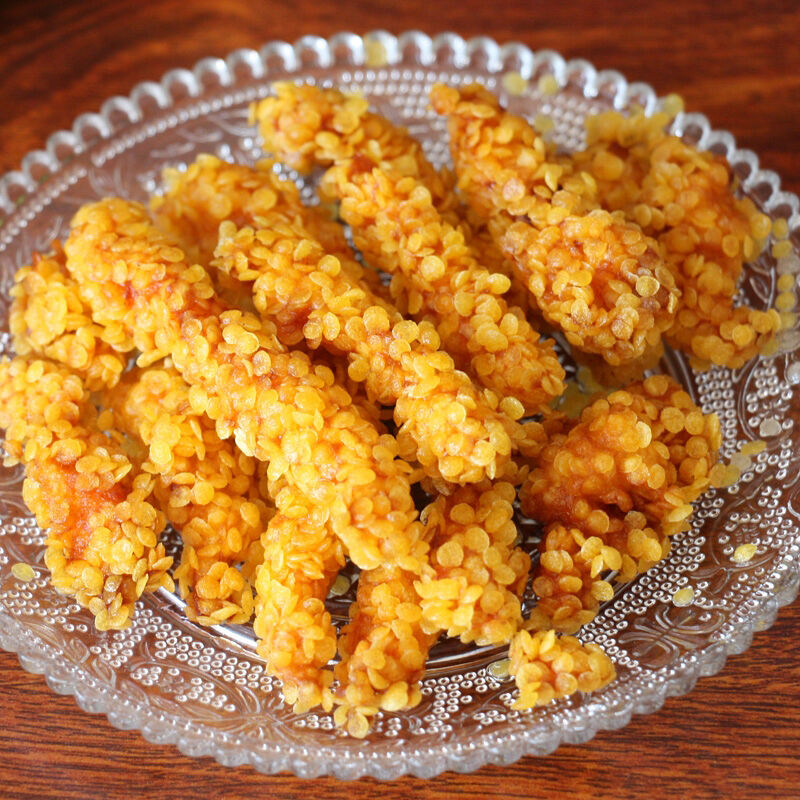 Pão Panko japonês de alta qualidade com tamanho de partícula uniforme de 4-6 mm, baixo teor calórico e certificação ISO HACCP Kosher