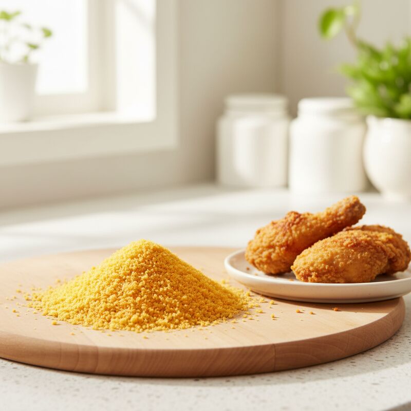 Pão Panko de estilo japonês com textura crocante e vida útil de 24 meses para fritar alimentos