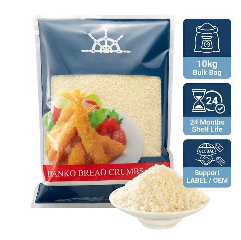 Fabricante de migalhas de pão de qualidade alimentar.