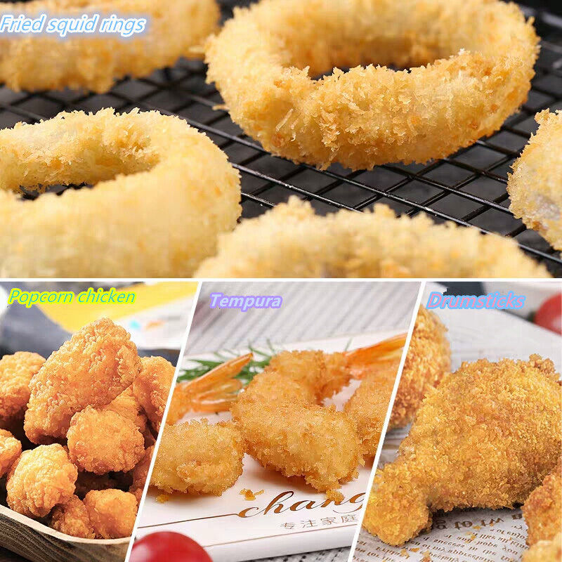 Fábrica de produção de migalhas de pão personalizadas.