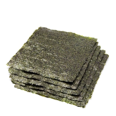 Folhas de Nori Secas Algas 100 Por Saco Verde Dourado Para Sushi