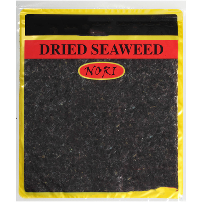 Alga Roasted de Nori Gold Sheet Sushi Alga Yaki da alga 100 folhas pelo saco