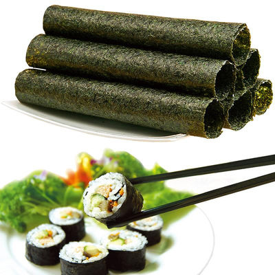 Algas marinhas Ingredientes Algas marinhas assadas Nori 19*21cm Com 24 meses de validade