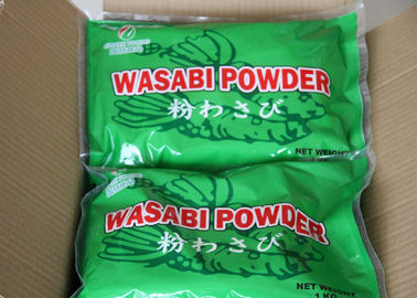 ABC classifica o pó puro do tempero do Wasabi da cor verde do pó 1KG do armorácio do pó do Wasabi