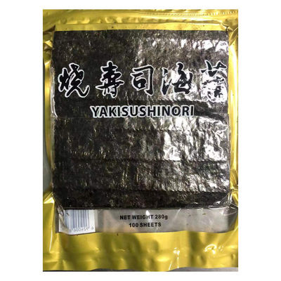 Sushi assado Algas marinhas Nori secas 100 folhas por saco