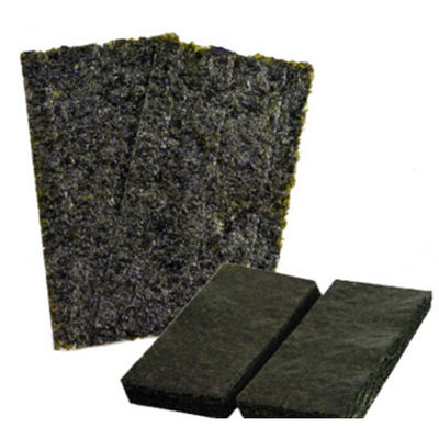 Sushi meio cortado Nori Verde escuro Yaki Sushi Nori Algas marinhas