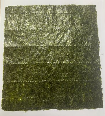 100 folhas Alga de glódenos assados Yaki Sushi Nori Algas marinhas assadas