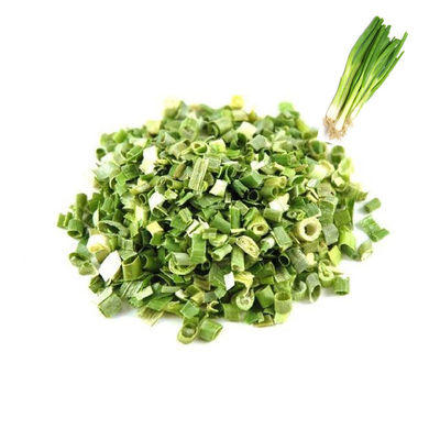 Vegetais Desidratados a Granel Cebolinha Seca ao Ar em Rolos 3*3mm 5*5mm Cor Natural Sabor Sem Aditivos Máx. 7% de Umidade Embalagem em Caixa de Papelão Alta Qualidade