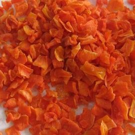 O vegetal desidratado cubos secado da cenoura de 7% umidade máxima lasca-se ISO/HACCP